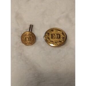 Vintage Fire Department Suit Buttons